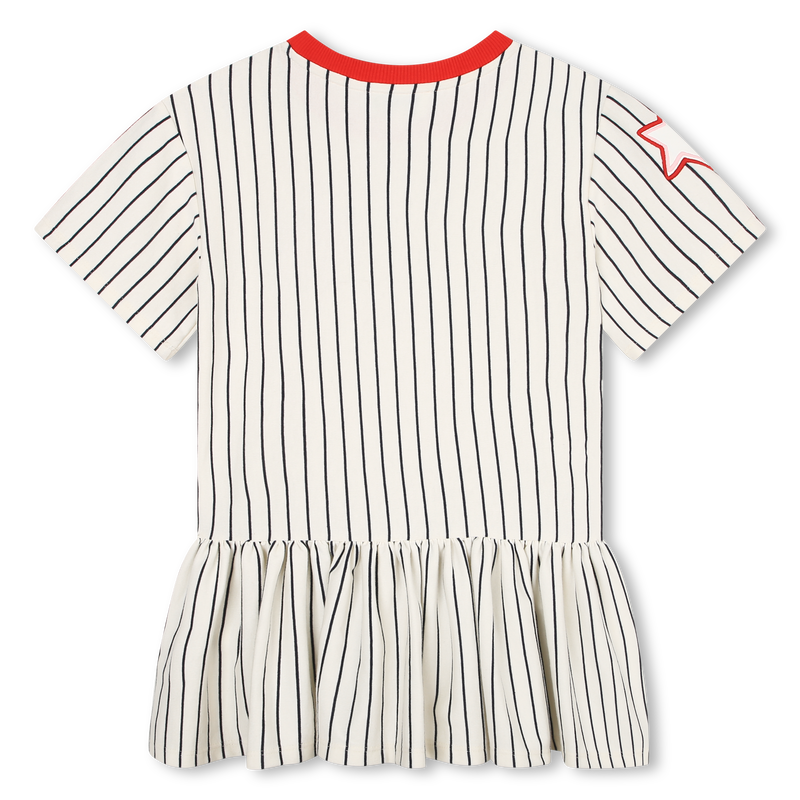 Robe rayée en coton KENZO KIDS 
                    FILLE