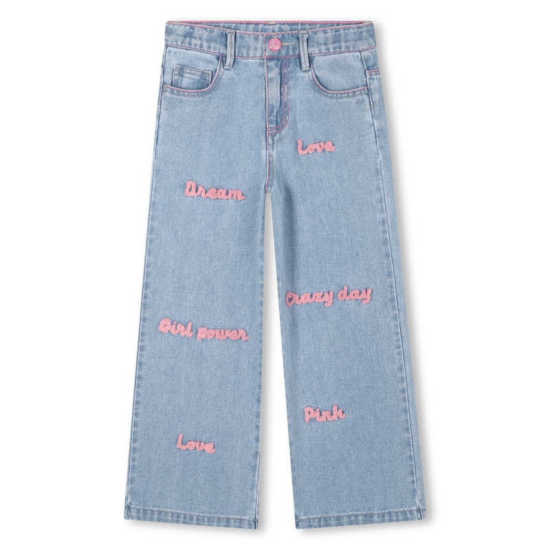 Pantalon en denim brodé BILLIEBLUSH 
                    FILLE