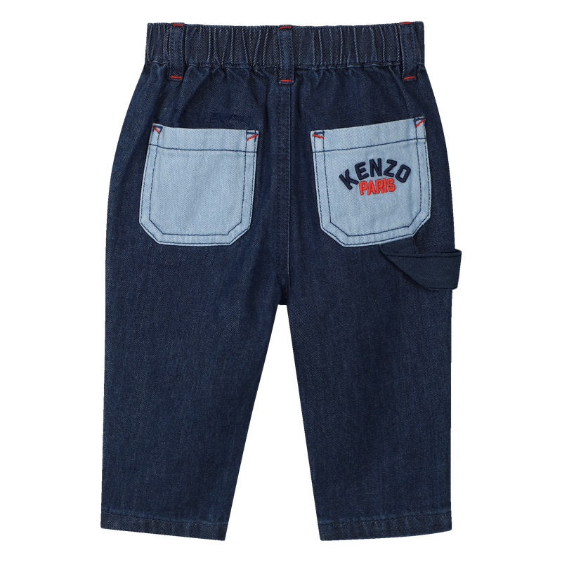 Jean à taille élastiquée KENZO KIDS 
                    GARCON