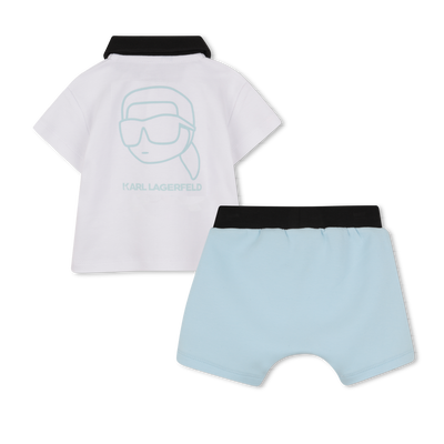 ENSEMBLE T-SHIRT ET SHORT KARL LAGERFELD KIDS GARCON