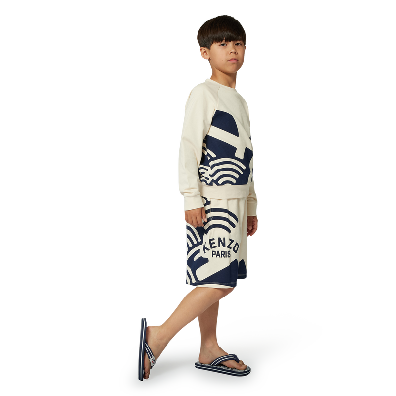 Sweat-shirt molletonn&eacute; coton KENZO KIDS 
                        GARCON