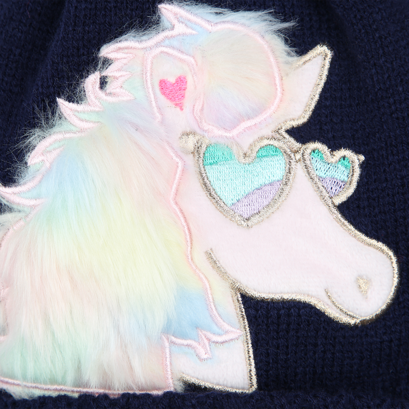 Bonnet Pégase à pompon BILLIEBLUSH 
                    FILLE