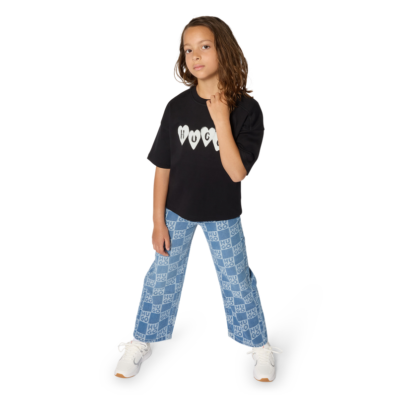 Tee-shirt manches courtes Hugo 
                        FILLE