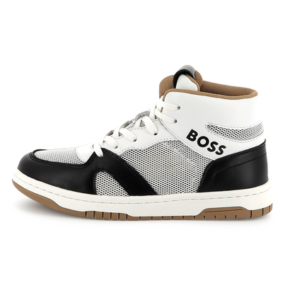 Baskets montantes lac&eacute;es BOSS GARCON