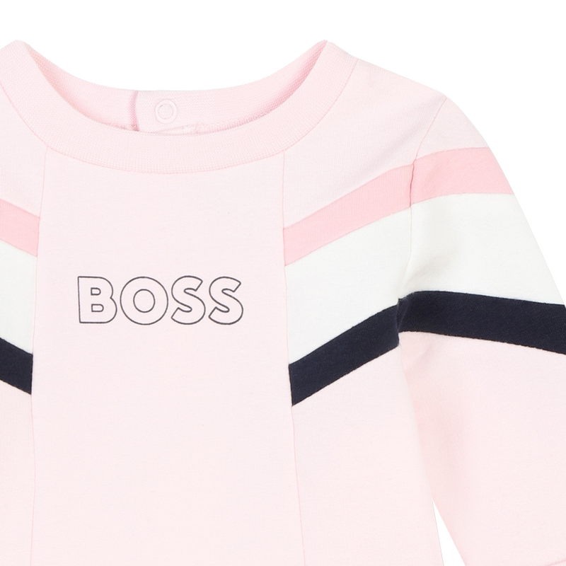 Robe évasée en molleton BOSS 
                    FILLE