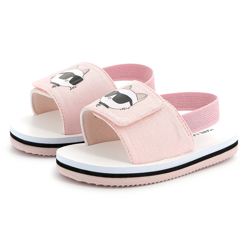 Sandales légères à fermeture par bandes auto aggri KARL LAGERFELD KIDS 
                    UNISEXE