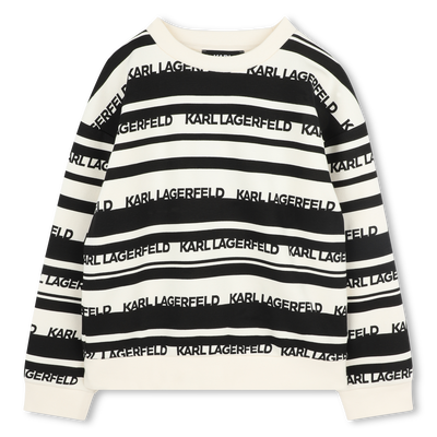 Sweat-shirt rayé KARL LAGERFELD KIDS GARCON