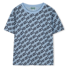 T-shirt imprim&eacute; en coton KENZO KIDS 
                    GARCON