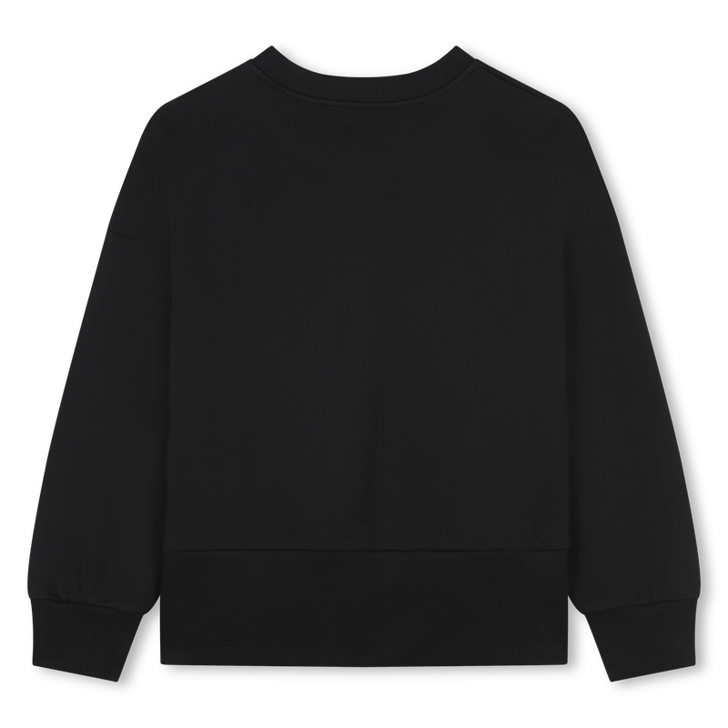Sweat-shirt molletonn&eacute; DKNY 
                        FILLE