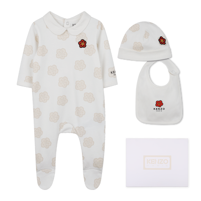 Ensemble pyjama, bonnet et bavoir KENZO KIDS UNISEXE