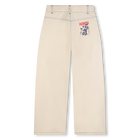 Pantalon &agrave; plis KENZO KIDS 
                    FILLE