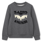 Sweat &agrave; molleton col rond ZADIG VOLTAIRE 
                    GARCON