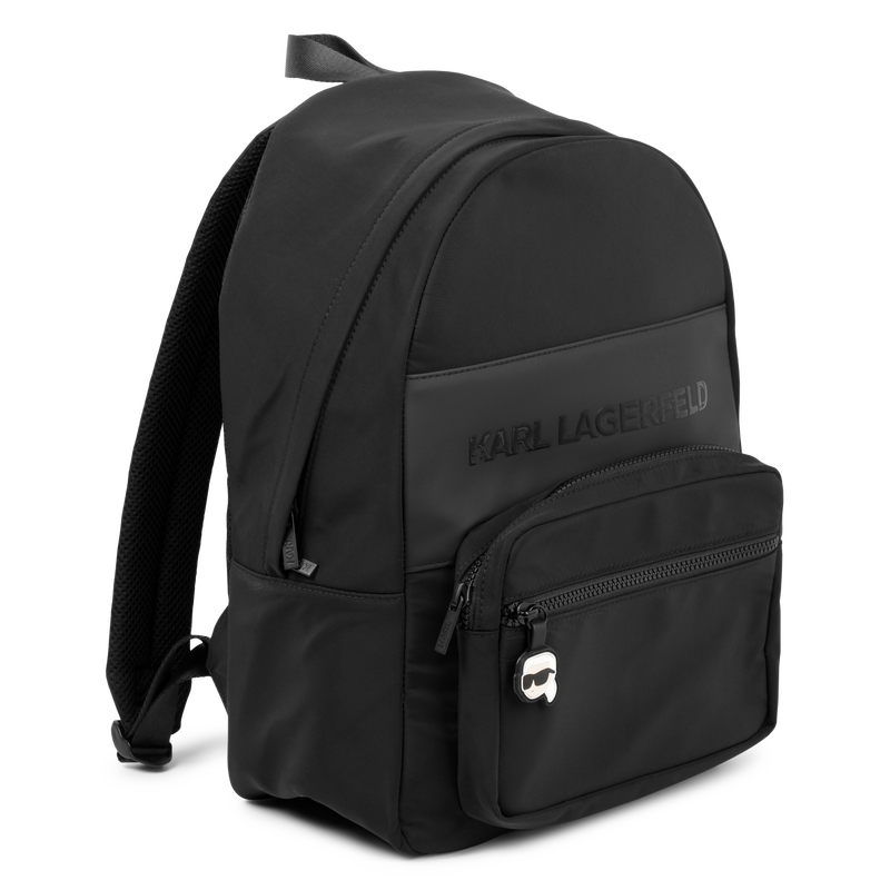 Sac à dos avec sigle en relief KARL LAGERFELD KIDS 
                    GARCON