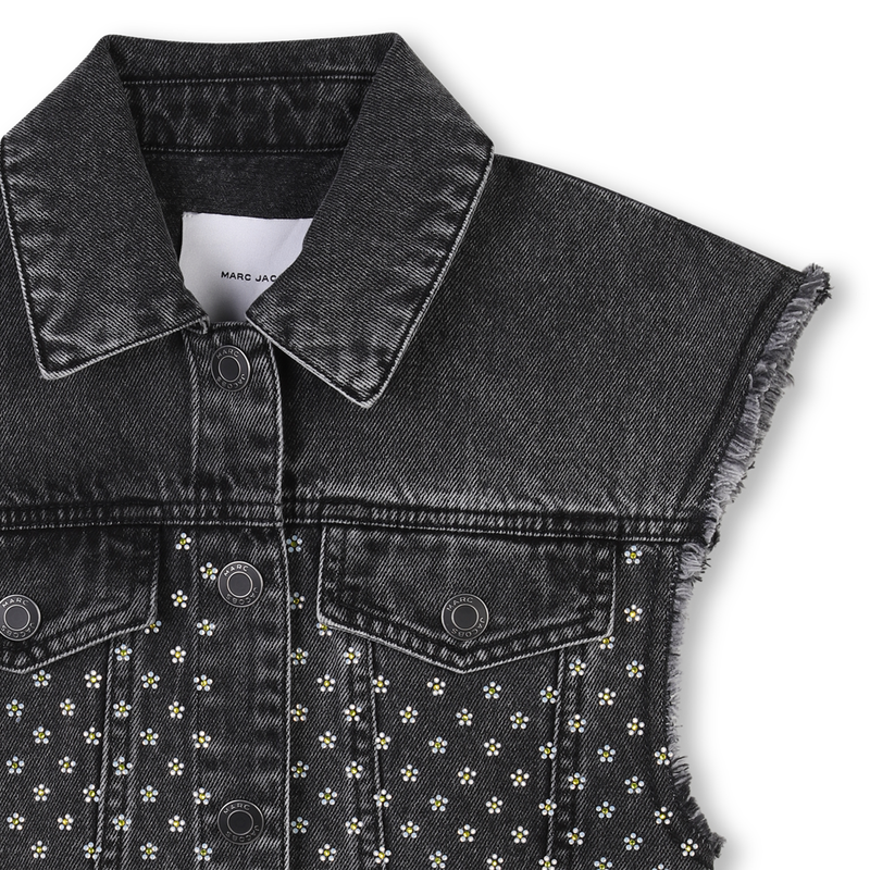 Veste sans manche en jean THE MARC JACOBS 
                    FILLE