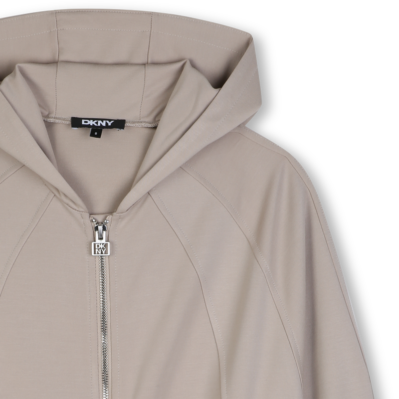 Cardigan &agrave; capuche DKNY 
                        FILLE