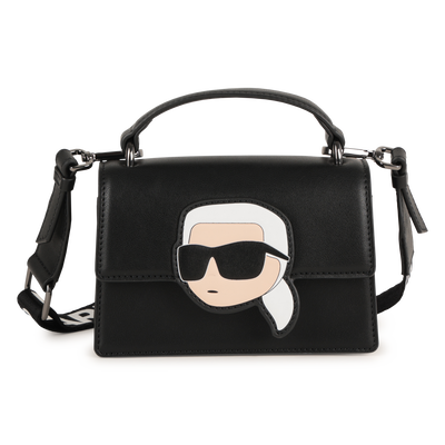Sac à main en textile enduit grain fin KARL LAGERFELD KIDS FILLE