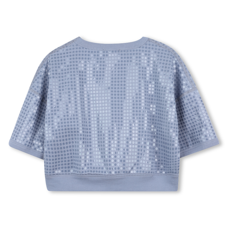 Sweat-shirt &agrave; manches courtes DKNY 
                        FILLE