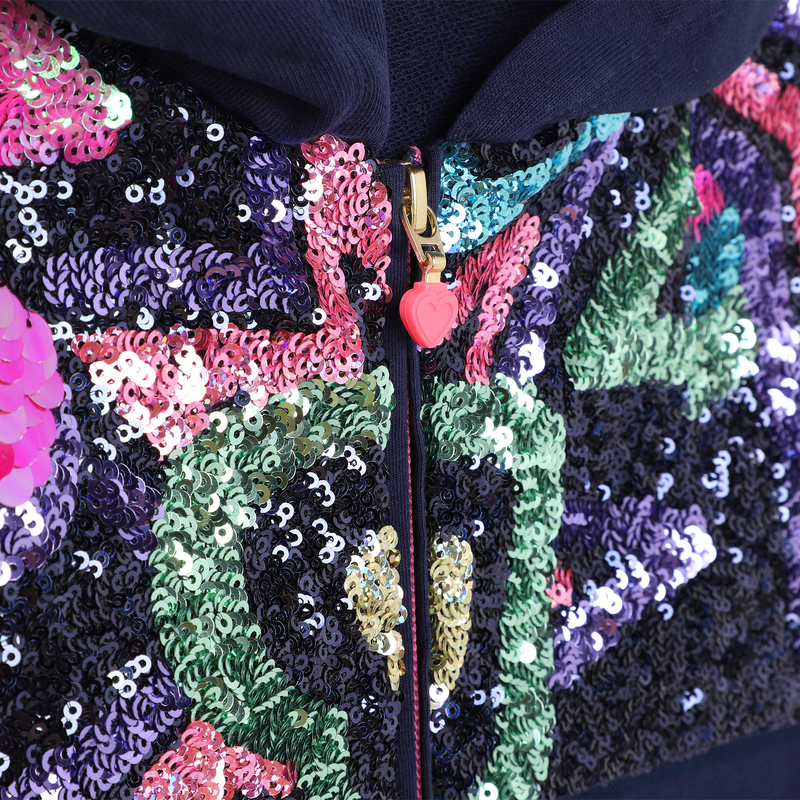 Cardigan à capuche en molleton BILLIEBLUSH 
                    FILLE