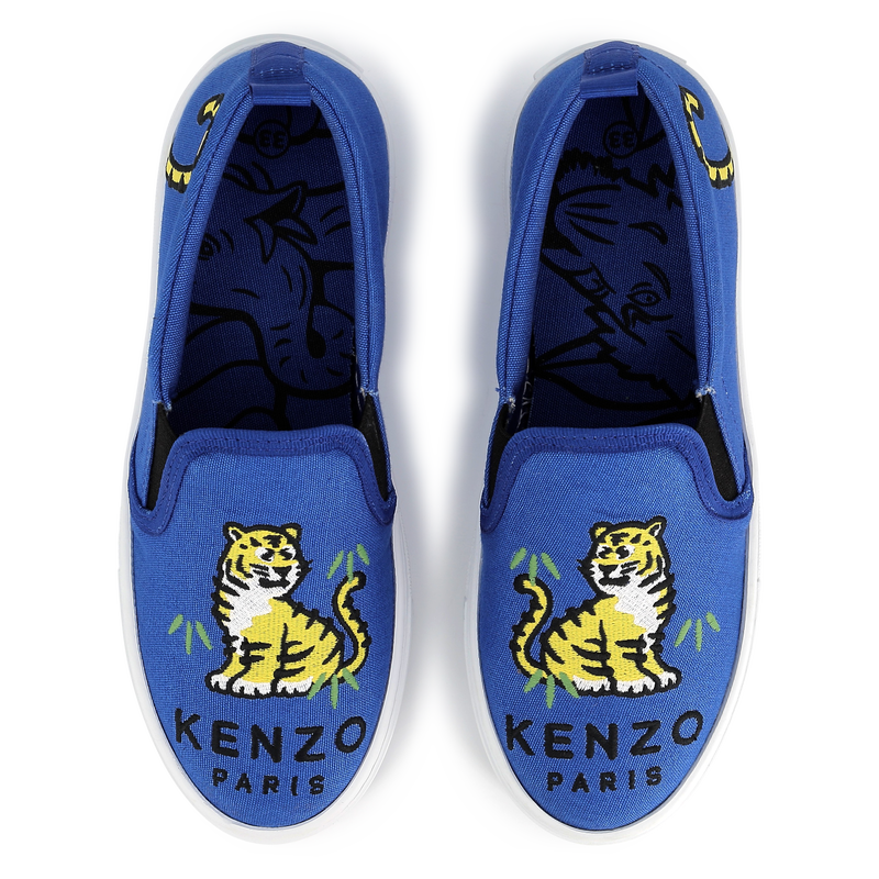 Baskets élastiquées en toile KENZO KIDS 
                    UNISEXE