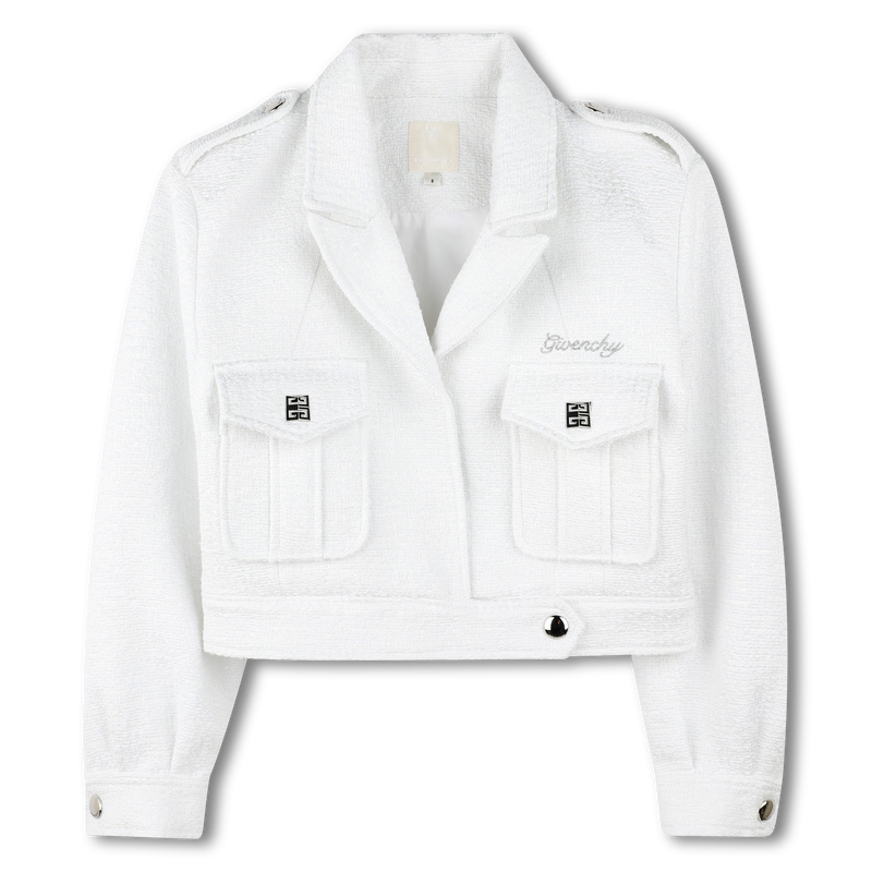 Veste pressionnée et brodée GIVENCHY 
                    FILLE