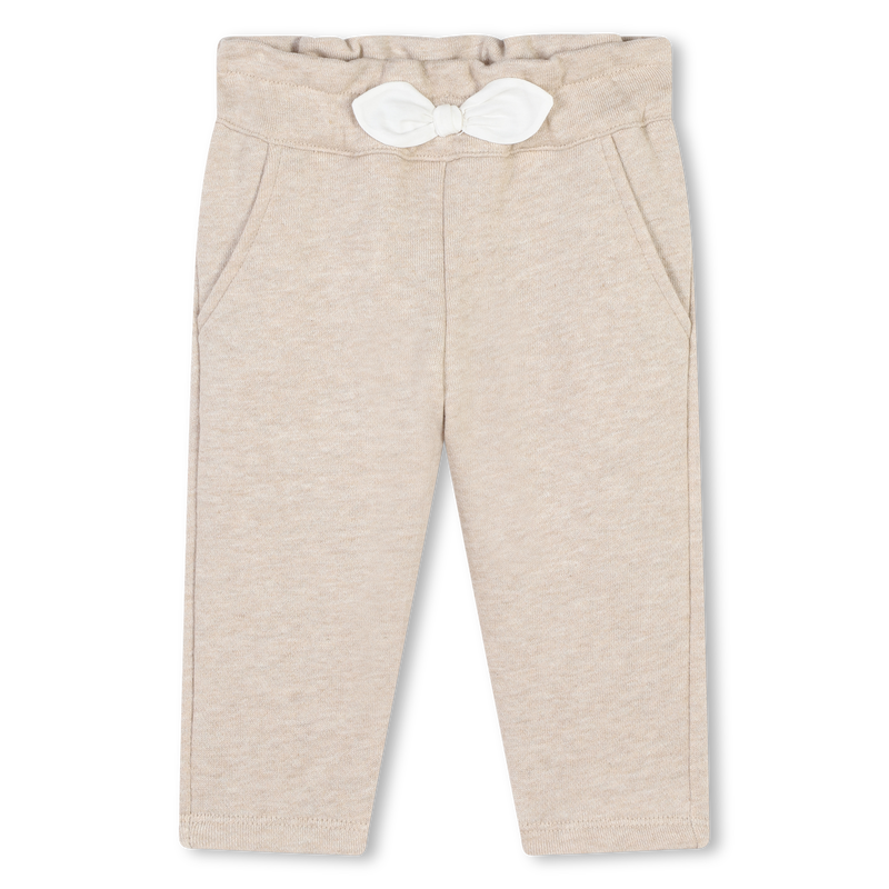 Pantalon en molleton avec noeud CHLOE 
                    FILLE