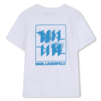 T-SHIRT MANCHES COURTES KARL LAGERFELD KIDS GARCON