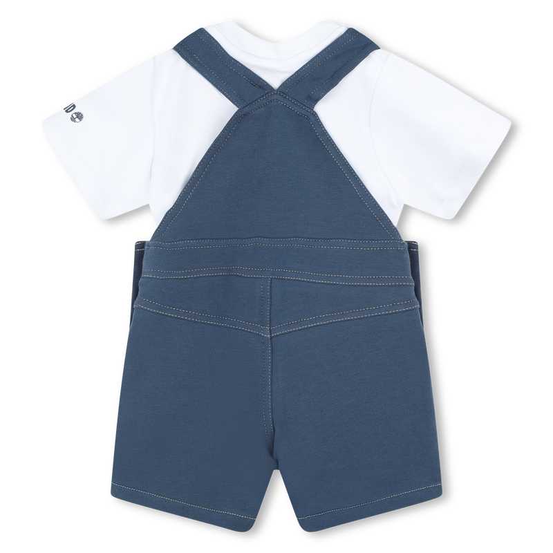Ensemble salopette et T-shirt TIMBERLAND 
                    GARCON