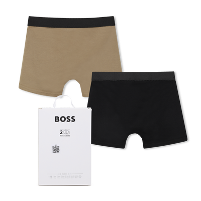 LOT DE 2 BOXERS BOSS GARCON