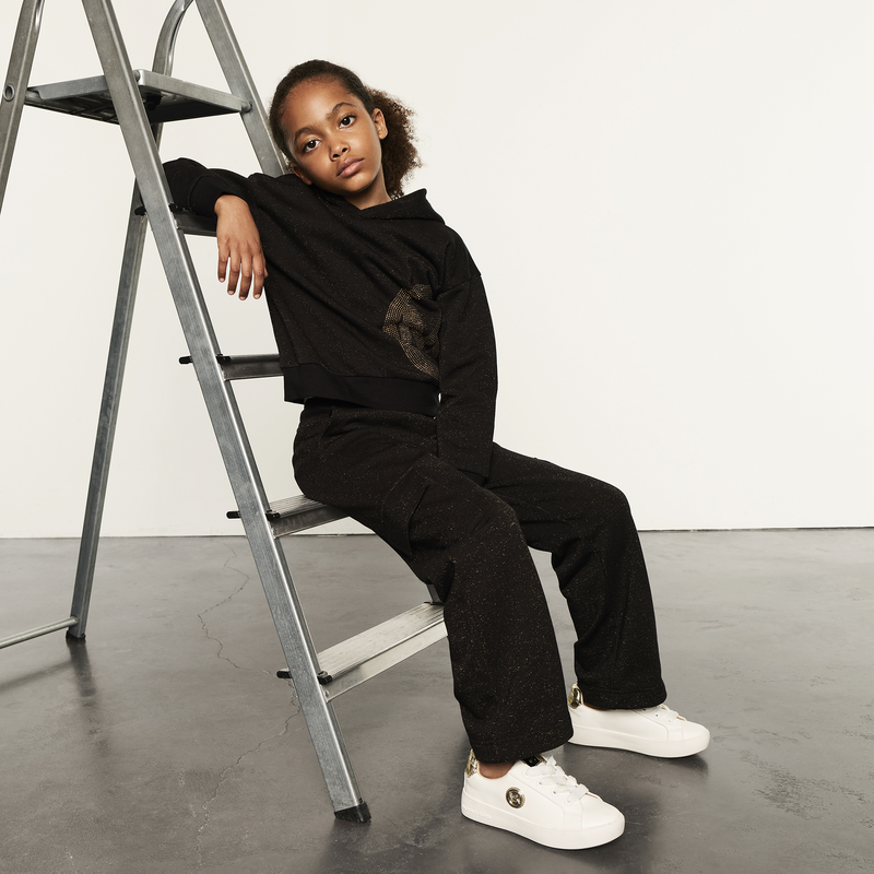 Sweat-shirt molletonn&eacute; capuche MICHAEL KORS 
                        FILLE