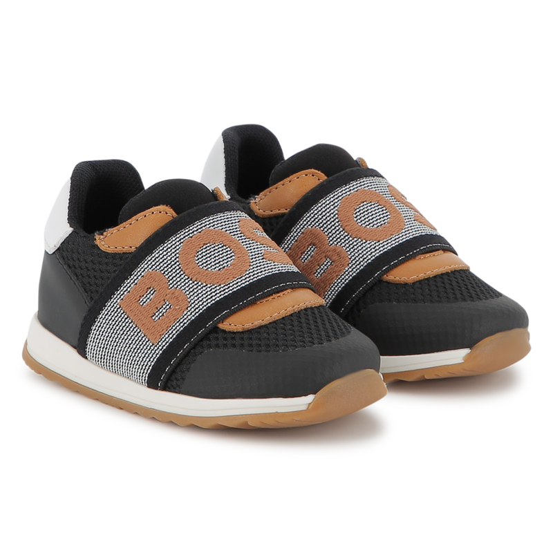 Baskets avec élastique siglé BOSS 
                    GARCON