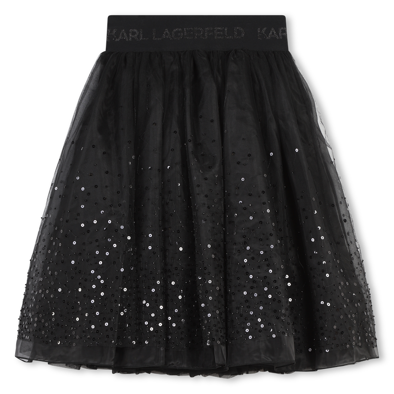 Jupon en tulle avec sequins KARL LAGERFELD KIDS 
                    FILLE