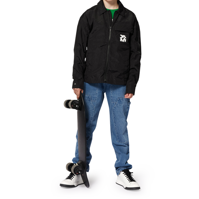 Blouson zipp&eacute; d&eacute;perlant DKNY 
                        UNISEXE
