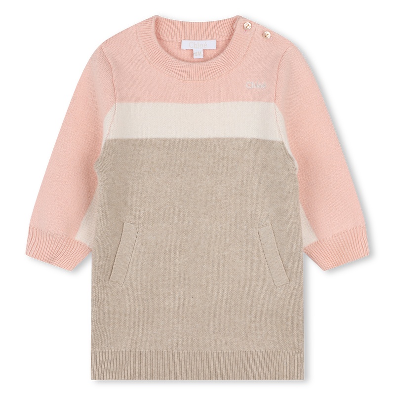 Robe tricolore à rayures CHLOE 
                    FILLE