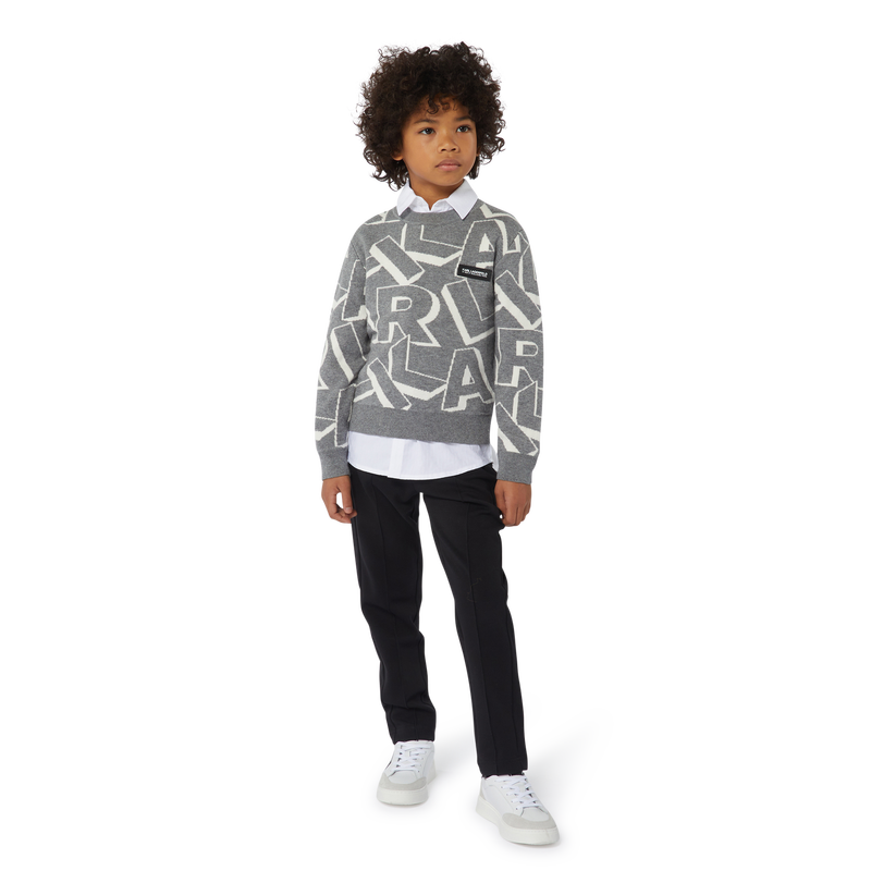 Pantalon &agrave; pinces KARL LAGERFELD KIDS 
                        GARCON