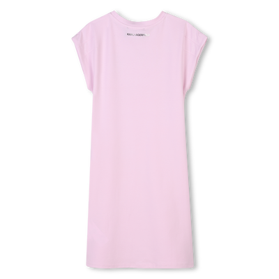 Robe manches courtes fantaisie KARL LAGERFELD KIDS FILLE