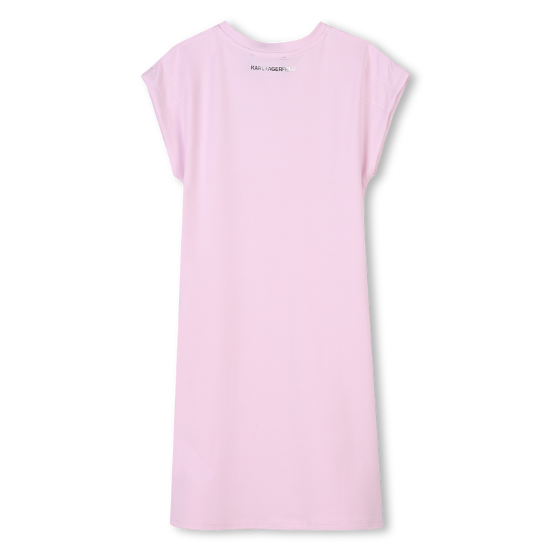 Robe manches courtes fantaisie KARL LAGERFELD KIDS 
                    FILLE