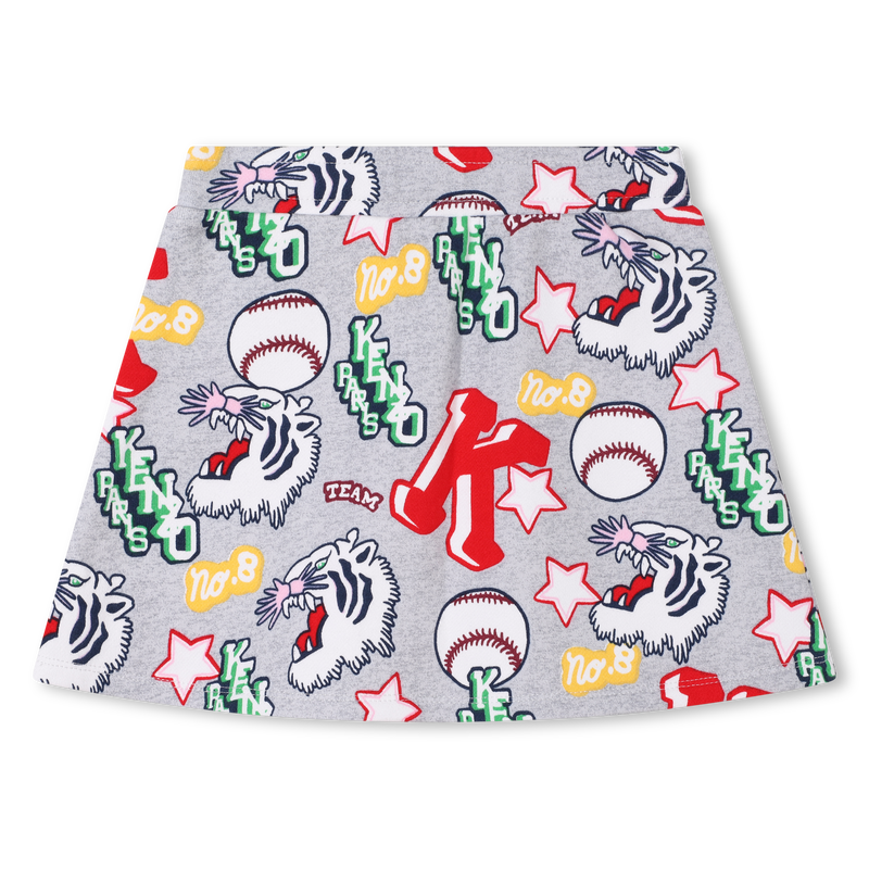 Jupe molletonnée à motifs KENZO KIDS 
                    FILLE