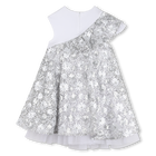Robe de ceremonie bi-matiere KARL LAGERFELD KIDS 
                    FILLE