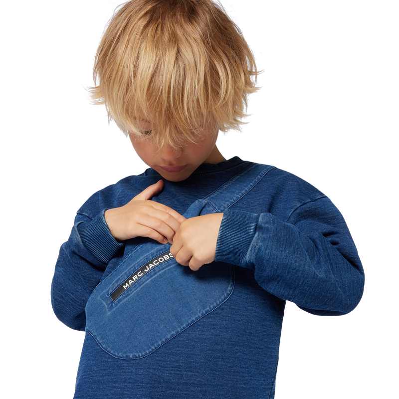 Sweat-shirt molleton imprimé THE MARC JACOBS 
                    GARCON