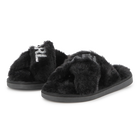 Chaussons &agrave; lani&egrave;res crois&eacute;es KARL LAGERFELD KIDS 
                    FILLE
