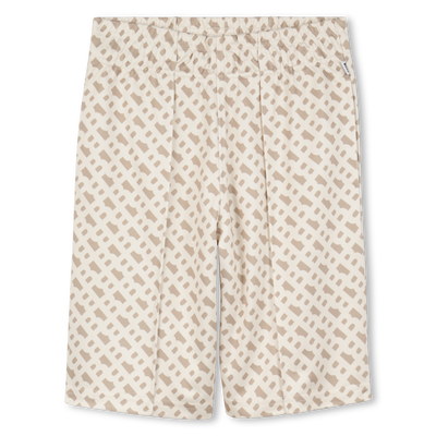 Bermuda imprim&eacute; monogramme BOSS GARCON