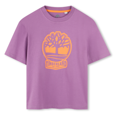 T-shirt bicolore avec logo TIMBERLAND GARCON