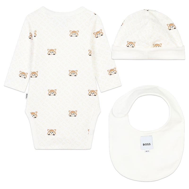 Ensemble imprimé panda roux BOSS 
                    UNISEXE
