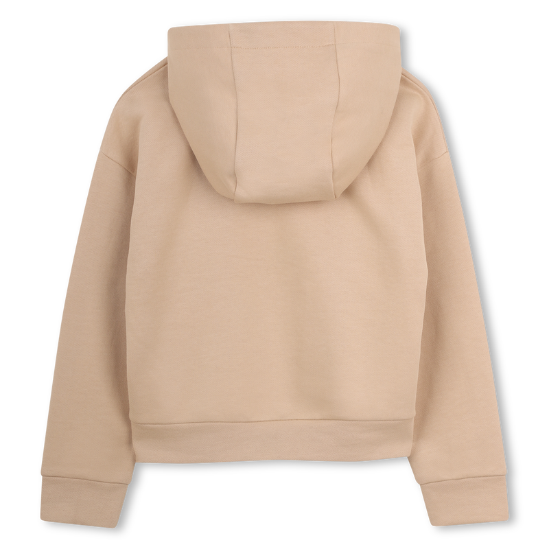 SWEAT ZIPP&Eacute; &Agrave; CAPUCHE MICHAEL KORS 
                        FILLE