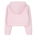 Sweat zipp&eacute; &agrave; capuche MARC JACOBS 
                    FILLE