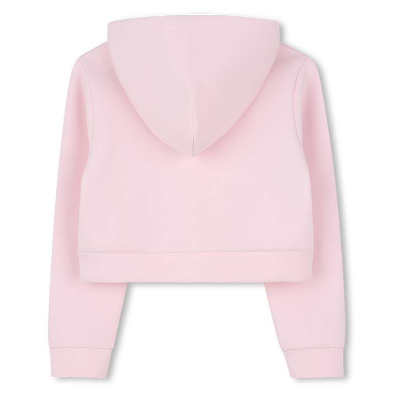 SWEAT ZIPP&Eacute; &Agrave; CAPUCHE MARC JACOBS 
                        FILLE