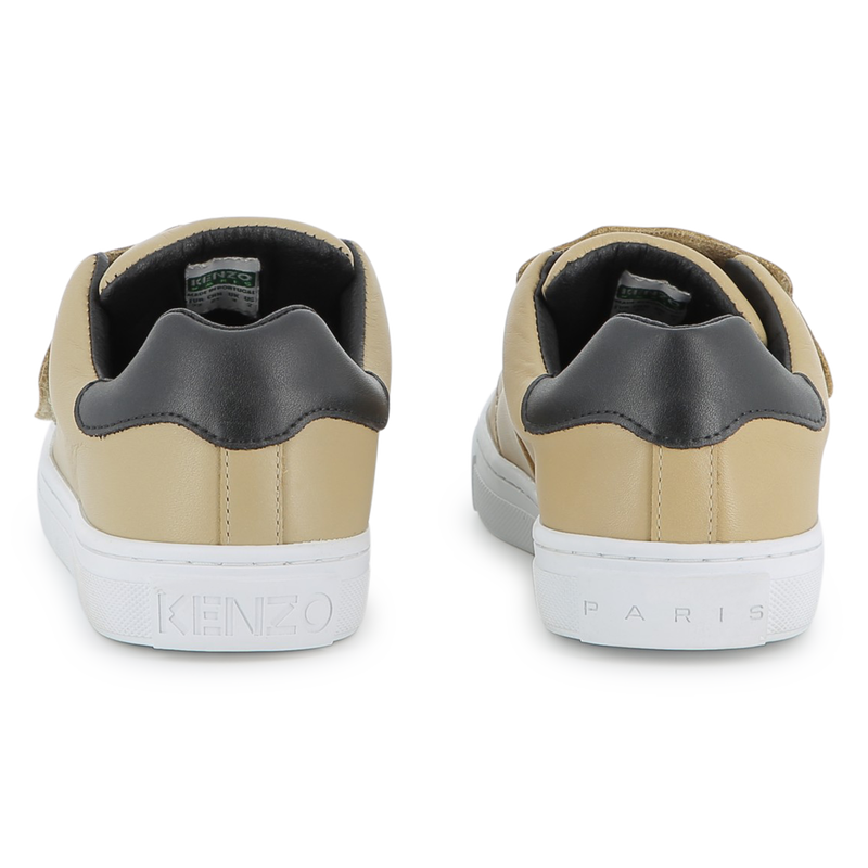 Baskets en cuir de vache KENZO KIDS 
                    UNISEXE