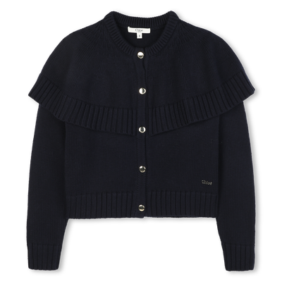 Cardigan cape en tricot CHLOE FILLE