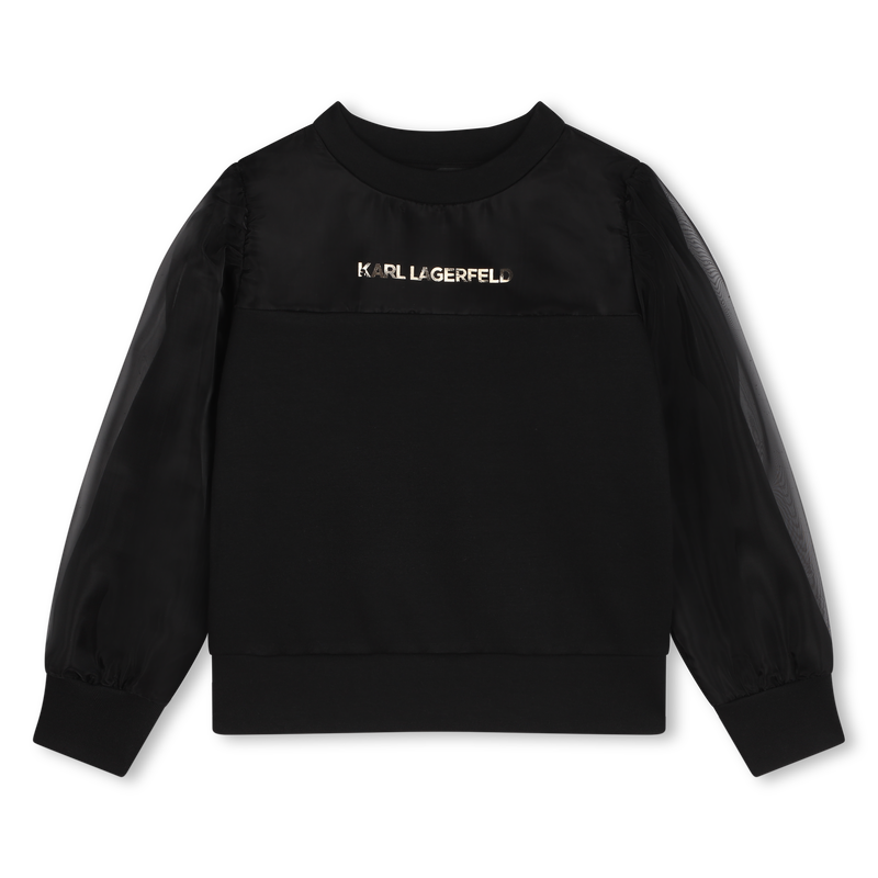 Sweat-shirt manches fantaisie KARL LAGERFELD KIDS 
                        FILLE