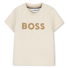 Tee-shirt manches courtes, VANILLE, hi-res